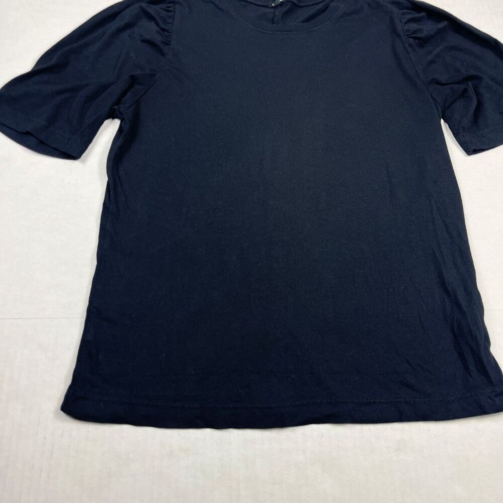 Monrow Basic Tee Black Essential Puff Sleeve T-Sh… - image 2